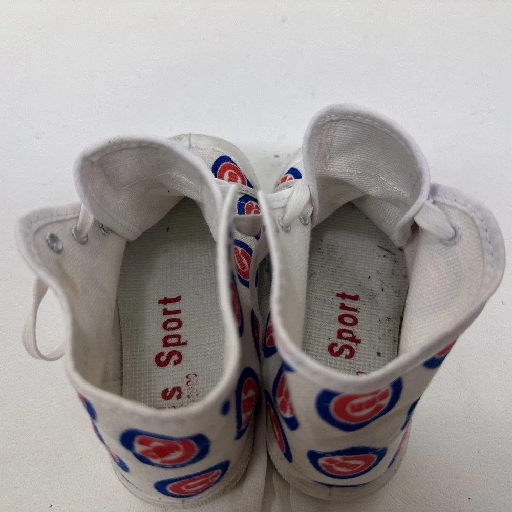Chicago Cubs  Baby Toddler Shoes Hightops‎ Infant  Size 5 Vintage Lace Up